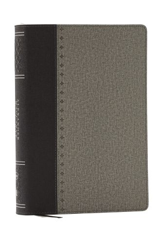 Cover image for Alexander Maclaren Study Bible: Encouragement and Insights for a Christ-Centered Life (NKJV, Black/Gray Leathersoft, Comfort Print, Thumb Indexed)
