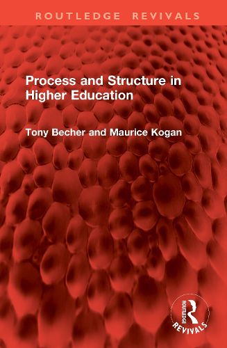 Cover image for Process and Structure in Higher Education