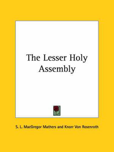 Cover image for The Lesser Holy Assembly