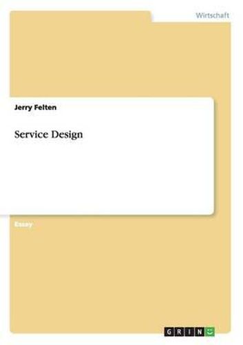 Cover image for Service Design
