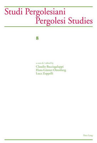 Cover image for Studi Pergolesiani- Pergolesi Studies