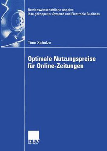 Cover image for Optimale Nutzungspreise fur Online-Zeitungen