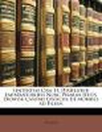 Cover image for Sententiae Cum F.I. Desbillonii Emendationibus Nunc Primum Editis Dionysii Catonis Disticha de Moribus Ad Filium