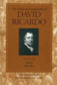 Cover image for Works & Correspondence of David Ricardo, Volume 08: Letters 1819-1821