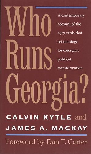 Who Runs Georgia?