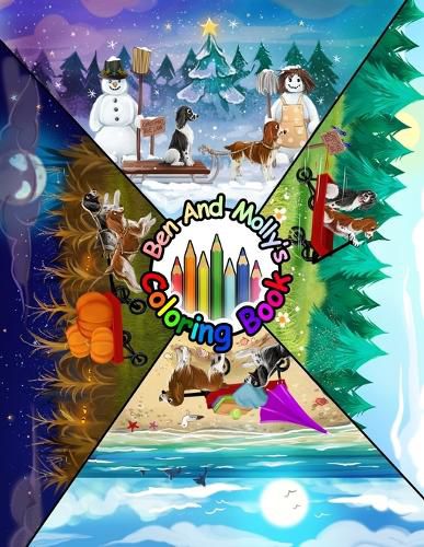 Cover image for Ben And Molly's Seasonal Coloring Book