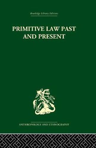 Cover image for Primitive Law, Past and Present