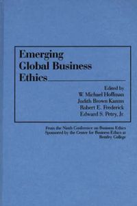 Cover image for Emerging Global Business Ethics