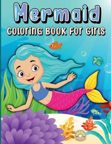 Cover image for Mermaid Coloring Book for Girls