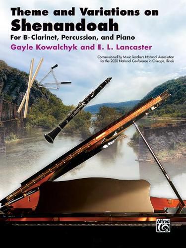 Cover image for Theme and Variations on Shenandoah: For B-Flat Clarinet, Percussion, and Piano