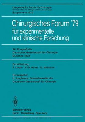 Cover image for Chirurgisches Forum '79