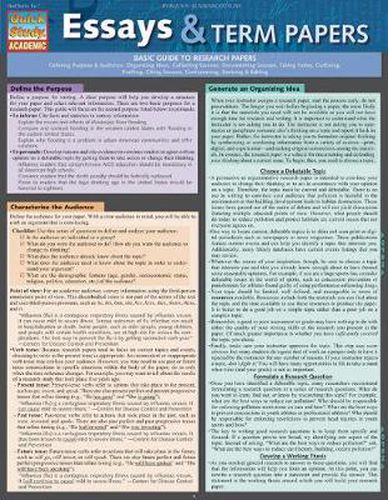 Cover image for Essays & Term Papers