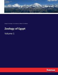 Cover image for Zoology of Egypt: Volume 1