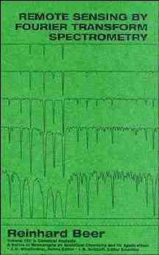 Cover image for Remote Sensing by Fourier Transform Spectrometry