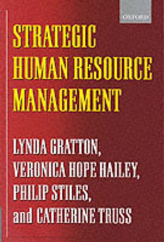 Cover image for Strategic Human Resource Management: Corporate Rhetoric and Human Reality