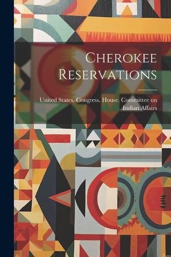 Cover image for Cherokee Reservations