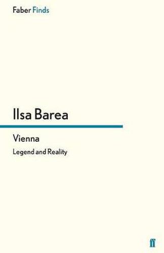 Cover image for Vienna: Legend and Reality