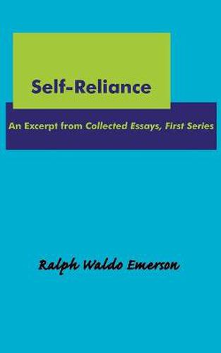 Cover image for Self-Reliance