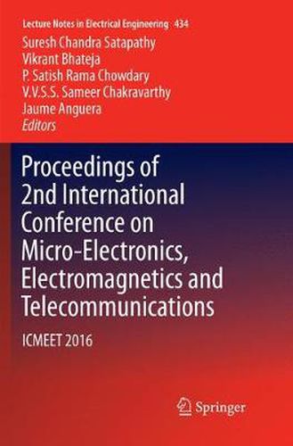 Cover image for Proceedings of 2nd International Conference on Micro-Electronics, Electromagnetics and Telecommunications: ICMEET 2016