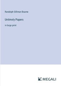 Cover image for Untimely Papers