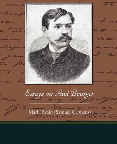 Cover image for Essays on Paul Bourget