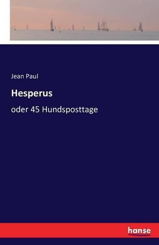 Cover image for Hesperus: oder 45 Hundsposttage