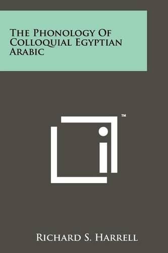 Cover image for The Phonology of Colloquial Egyptian Arabic