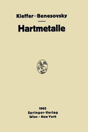 Cover image for Hartmetalle