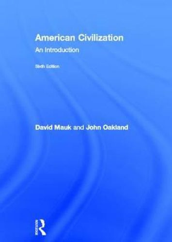 Cover image for American Civilization: An Introduction