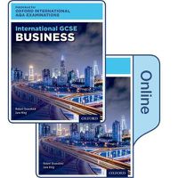 Cover image for International GCSE Business for Oxford International AQA Examinations: Print & Online Textbook Pack