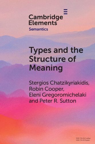 Cover image for Types and the Structure of Meaning
