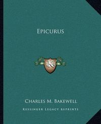 Cover image for Epicurus