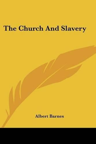 Cover image for The Church And Slavery