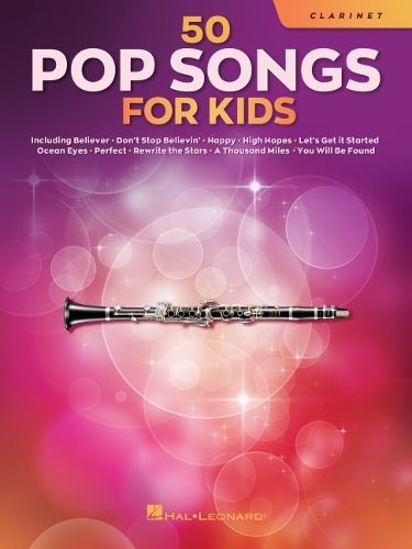 Cover image for 50 Pop Songs for Kids: For Clarinet