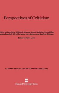 Cover image for Perspectives of Criticism