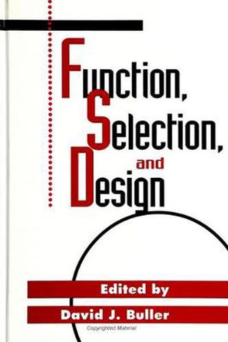 Cover image for Function, Selection, and Design