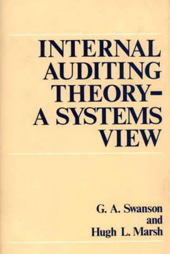 Cover image for Internal Auditing Theory--A Systems View