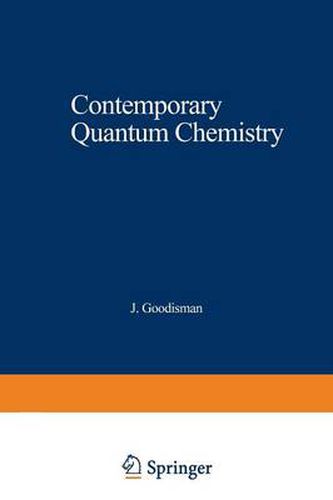 Cover image for Contemporary Quantum Chemistry: An Introduction