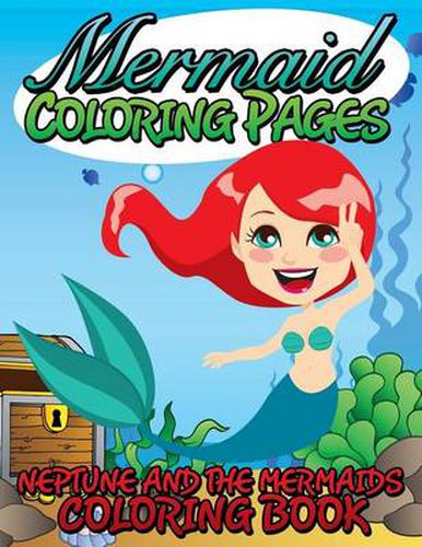 Cover image for Mermaid Coloring Pages (Neptune and the Mermaids Coloring Book)