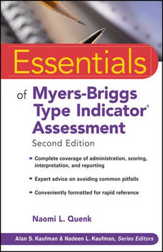 Cover image for Essentials of Myers-Briggs Type Indicator Assessment