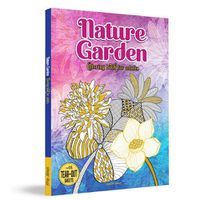 Cover image for Nature Garden Coloring Book for Adults