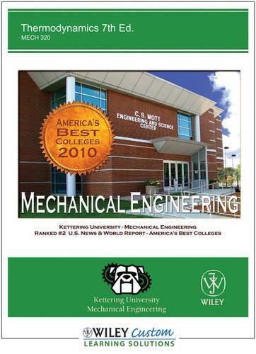 Cover image for Thermodynamics: Kettering University: Mechanical Engineering