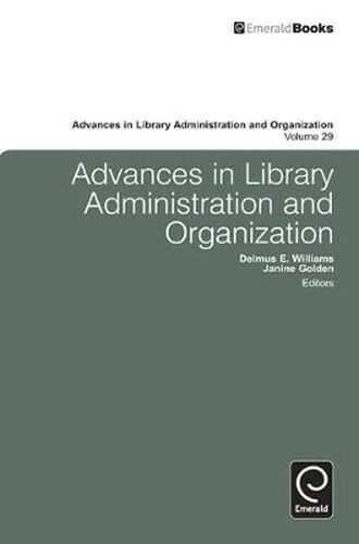 Cover image for Advances in Library Administration and Organization