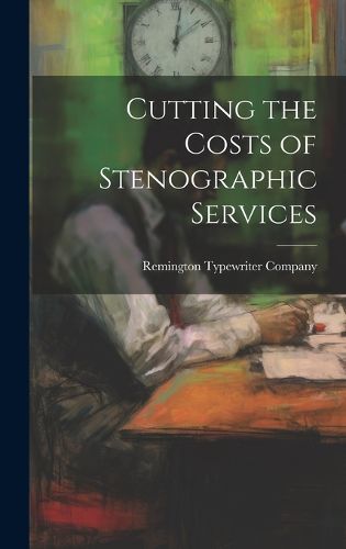 Cover image for Cutting the Costs of Stenographic Services