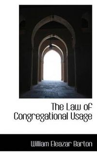 Cover image for The Law of Congregational Usage