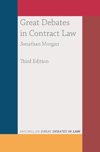 Cover image for Great Debates in Contract Law