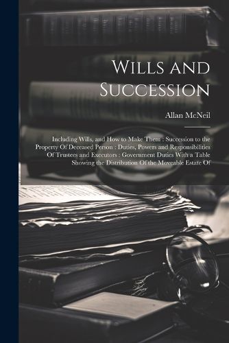 Cover image for Wills and Succession