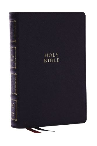 KJV Holy Bible: Compact Bible with 43,000 Center-Column Cross References, Black Genuine Leather, Red Letter, Comfort Print: King James Version