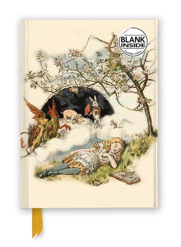 Cover image for British Library: Alice Asleep, from Alice's Adventures in Wonderland (Foiled Blank Journal)