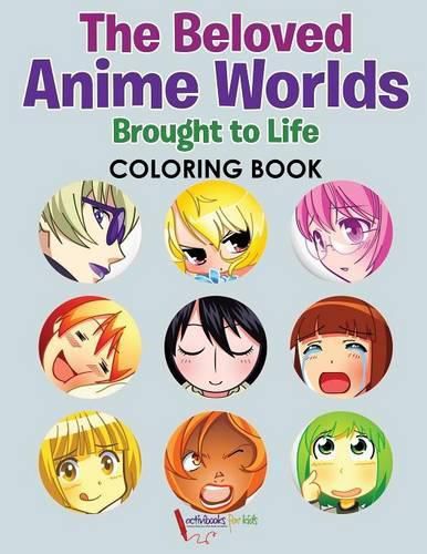 Cover image for The Beloved Anime Worlds Brought to Life Coloring Book